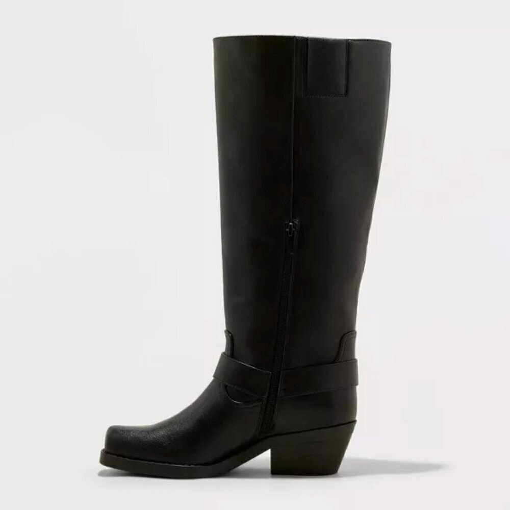 Universal Thread - Women's Oakley biker Harness Black Boots‎ - Picture 2 of 4